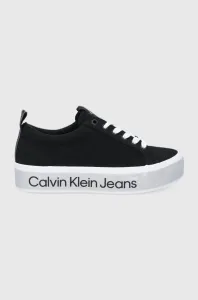 Tenisky Calvin Klein Jeans dámské, černá barva #5796020