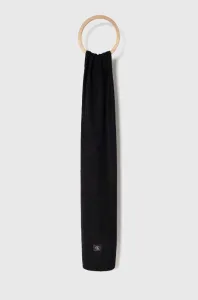Vlněná šála Calvin Klein Jeans černá barva #5971932