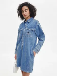 Calvin Klein Jeans Šaty Modrá