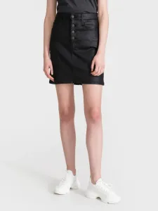 Calvin Klein Jeans High Rise Mini Sukně Černá #2855285