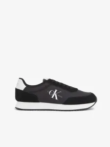 Sneakers boty Calvin Klein Jeans RETRO RUNNER SU-NY MONO černá barva, YM0YM00746