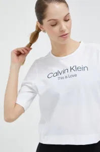 Tréninkové tričko Calvin Klein Performance Pride bílá barva #5144853