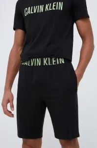 Pyžamové šortky Calvin Klein Underwear pánské, černá barva #4395009