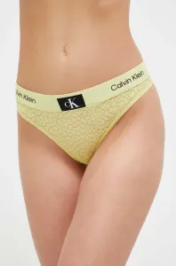 Tanga Calvin Klein Underwear žlutá barva #4852738