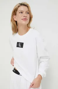 Bavlněná mikina Calvin Klein Underwear bílá barva