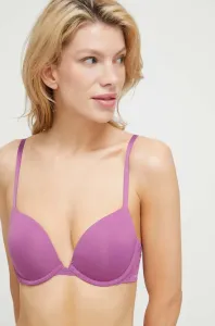 Podprsenka Calvin Klein Underwear fialová barva
