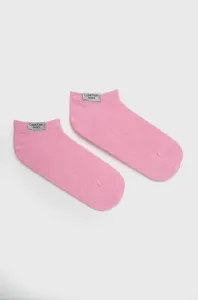 Ponožky Calvin Klein Jeans dámské, růžová barva #1960100