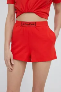 Pyžamové šortky Calvin Klein Underwear dámské, červená barva #1985299