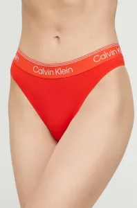 Tanga Calvin Klein Underwear červená barva #5607249