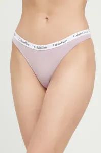Tanga Calvin Klein Underwear fialová barva #5334536