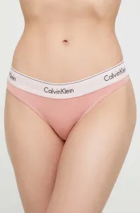 Tanga Calvin Klein Underwear oranžová barva #5448109