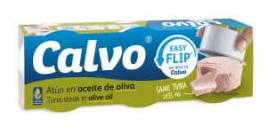 Calvo Tuňák v olivovém oleji 3 x 65 g