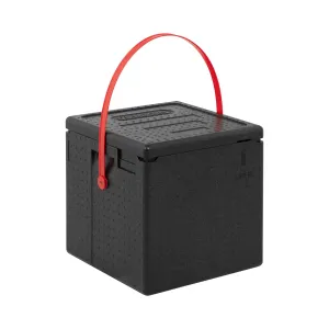 Termobox na pizzu pro 8 pizz kartonů červený nosný popruh horní plnění - Přepravní termo boxy CAMBRO