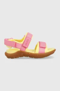 Dětské sandály Camper žlutá barva #5157783