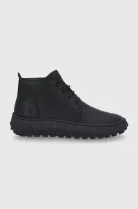 Kožené boty Camper Ground pánské, černá barva #5656328
