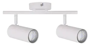 Candellux Bílé stropní svítidlo Colly pro žárovku 2x GU10 92-01610