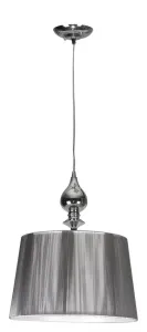 Candellux Stříbrný závěsný lustr Gillenia pro žárovku 1x E27 31-07155 #4350964