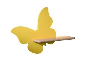 Candellux Nástěnné svítidlo policové 5W, žlutý motýl 21-84873