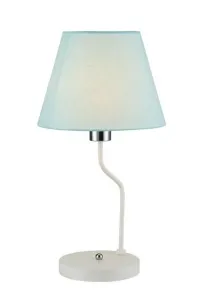 Candellux Modrá stolní lampa York Ledea pro žárovku 1x E14 50501099