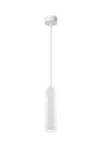 Závěsná lampa TUBA 1xGU10 Candellux Bílá #4903506