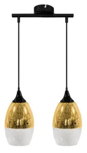 Závěsná lampa CELIA 2xE27 Candellux Zlatá