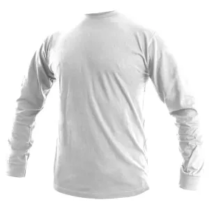 Canis (CXS) Pánské tričko s dlouhým rukávem PETR - Bílá | XL