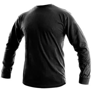 Canis (CXS) Pánské tričko s dlouhým rukávem PETR - Černá | XXXXL
