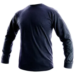 Canis (CXS) Pánské tričko s dlouhým rukávem PETR - Tmavě modrá | XXXL