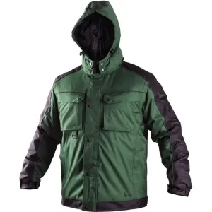Canis (CXS) Pánská zimní bunda 2v1 CXS IRVINE - Zelená / černá | L