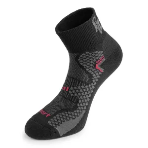 Canis (CXS) Funkční ponožky SOFT - Černá / červená | 39