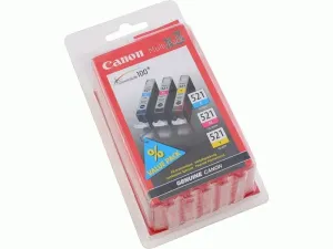 CANON CLI-521 - originální cartridge, barevná, 3x9ml