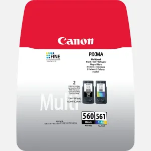 Canon Inkoustová kazeta PG-560 / CL-561 MULTIPACK originál kombinované balení černá, azurová, purppurová, žlutá 3713C006