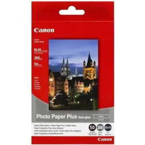 Canon 1686B015 Photo Paper Plus Semi-Glossy, foto papír, pololesklý, saténový, bílý, 10x15cm, 4x6"