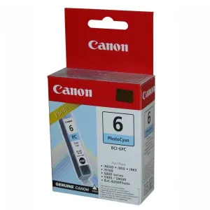 Canon BCI-6PC 4709A002 photo azurová (photo cyan) originální cartridge