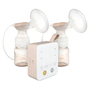 Canpol babies ExpressCare dvojitá elektrická odsávačka mateřského mléka 2v1 s nosním nástavcem