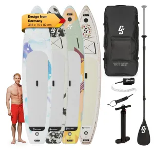 Capital Sports Kipu Allrounder Tandem, nafukovací paddleboard, SUP prkno, Set Cruiser #761532