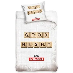 CARBOTEX povlečení Scrabble dobrou noc 140×200 cm