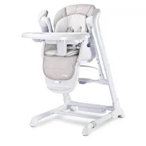 CARETERO - Dětská jídelní židlička 2v1 Indigo light grey
