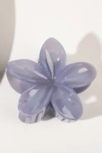 Světle fialová spona do vlasů Flower