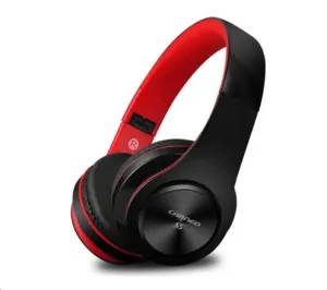 CARNEO BT sluchátka S5 Black/Red