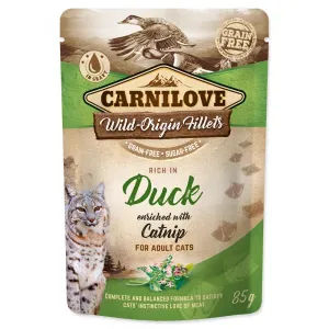 Kapsička CARNILOVE Cat Rich in Duck enriched with Catnip