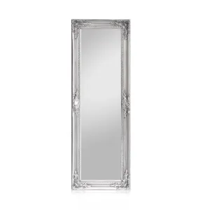 Casa Chic Ashford, zrcadlo se stojanem, masivní dřevěný rám, obdélníkový tvar, 130 x 45 cm #761058