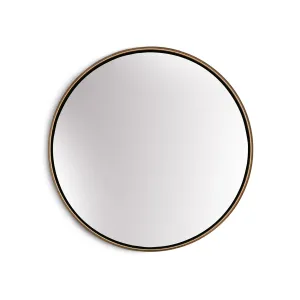 Casa Chic Fournier Nástěnné zrcadlo s kovovým rámem kulaté Ø 40 cm #761020