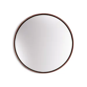 Casa Chic Fournier Nástěnné zrcadlo s kovovým rámem kulaté Ø 40 cm #761021