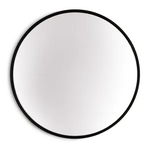 Casa Chic Fournier Nástěnné zrcadlo s kovovým rámem kulaté Ø 80 cm #5609895
