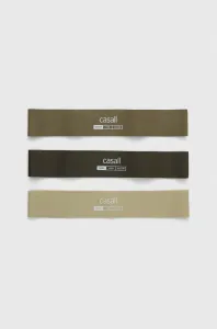 Cvičební odporové pásy Casall 3-pack zelená barva