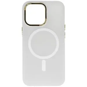 C4M MagSafe pouzdro Frosted pro iPhone 12/ iPhone 12 Pro - bílé