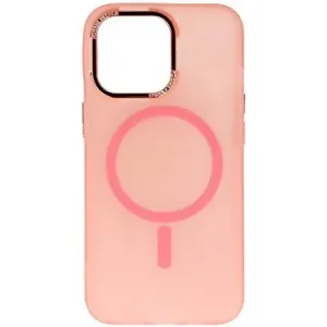 C4M MagSafe pouzdro Frosted pro iPhone 14 Plus - růžové