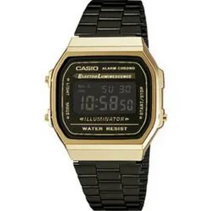 Náramkové hodinky Casio A168WEGB-1BEF, (d x š x v) 38.6 x 36.3 x 9.6 mm, zlatá