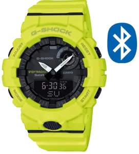 Náramkové hodinky Casio GBA-800-9AER, (d x š x v) 54.1 x 48.6 x 15.5 mm, žlutá